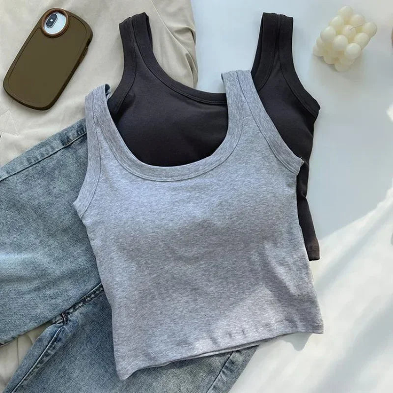 Essential Scoop Neck Tank Top