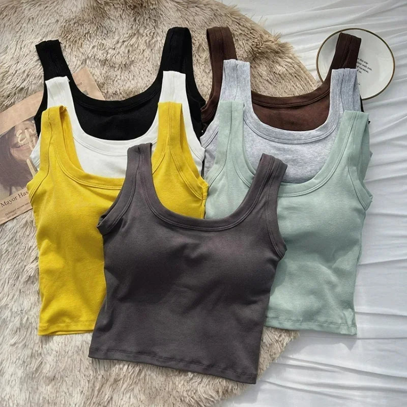 Essential Scoop Neck Tank Top