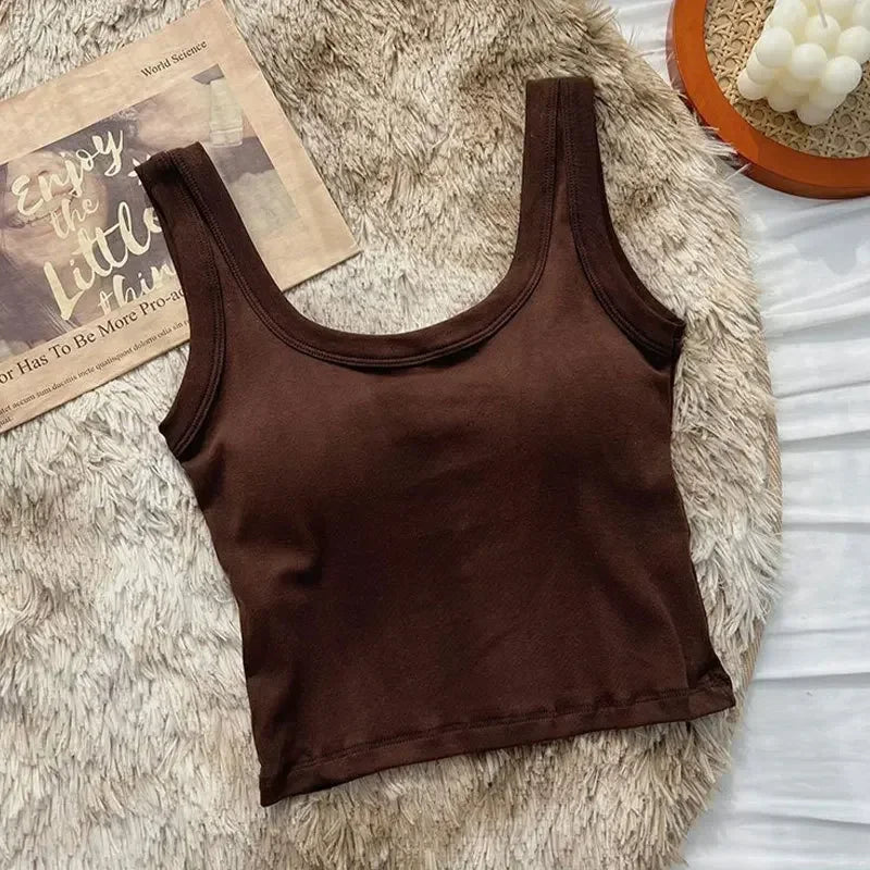 Essential Scoop Neck Tank Top