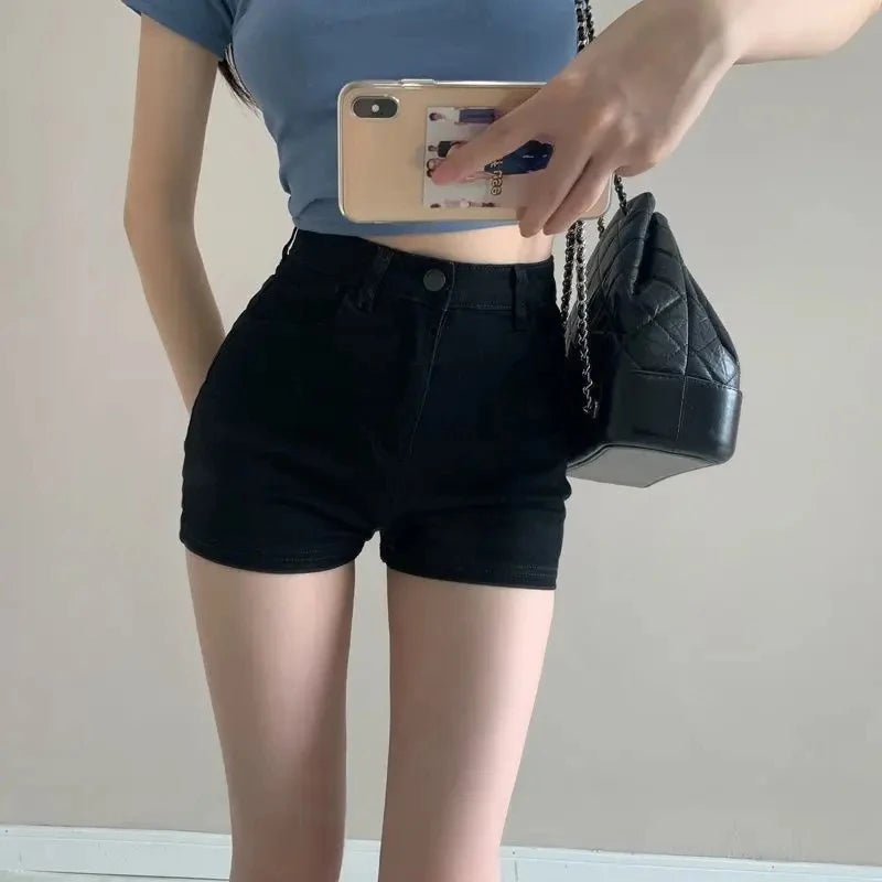 Luxe Distress Mini Shorts