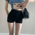 Luxe Distress Mini Shorts