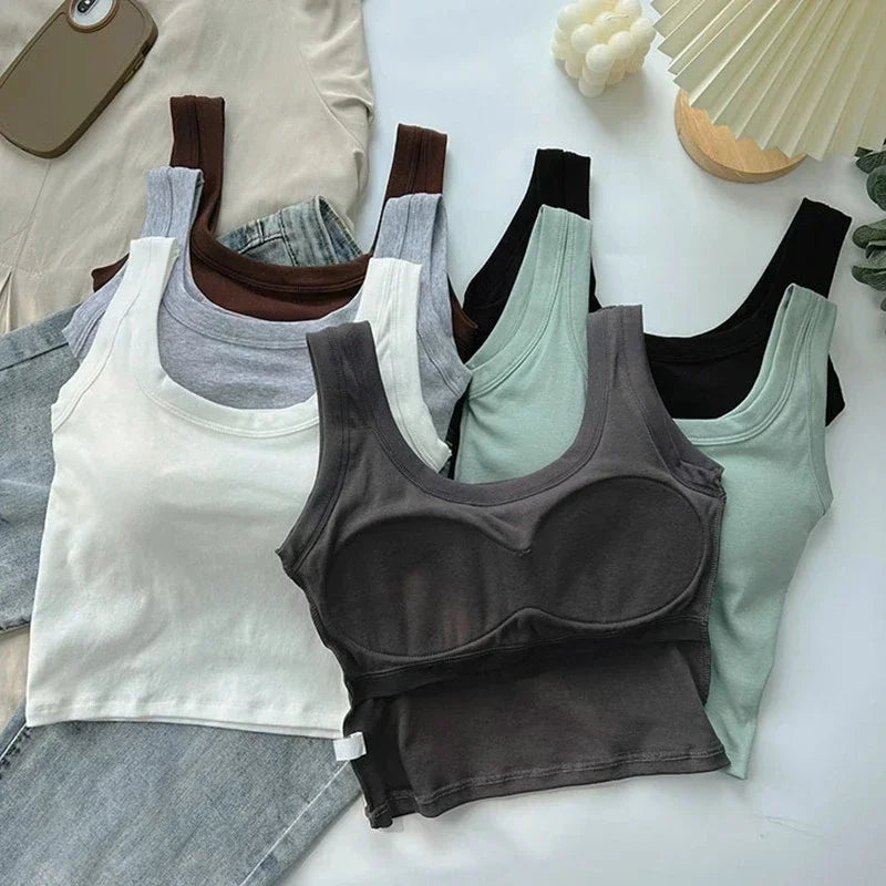 Essential Scoop Neck Tank Top