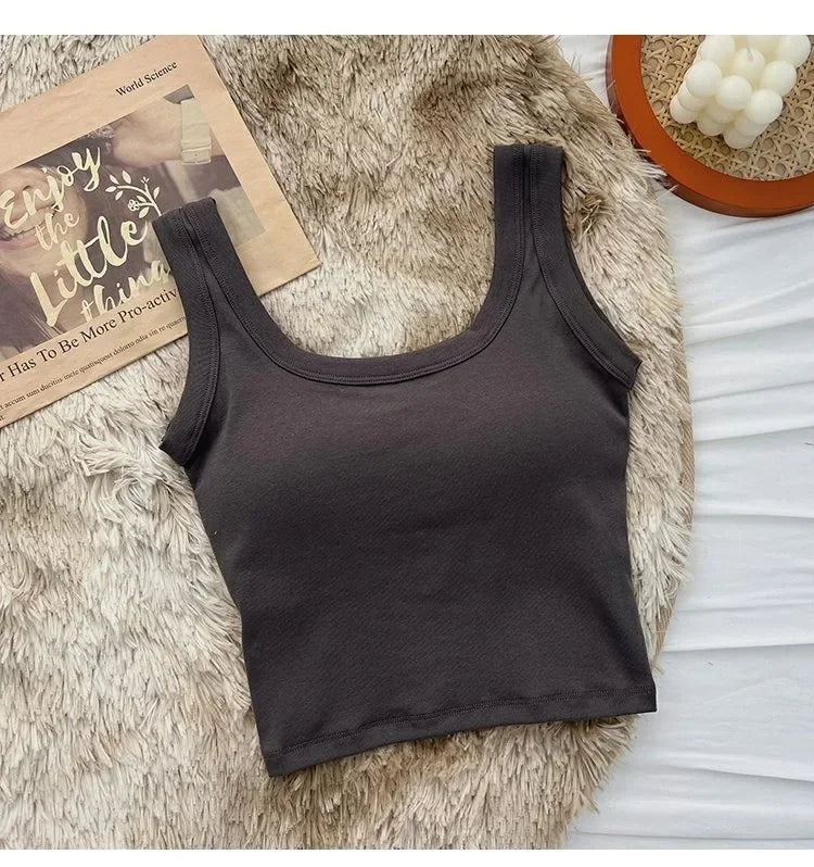 Essential Scoop Neck Tank Top